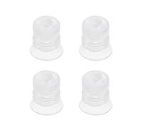 sourcing map Fuelle Ventosa, 15mm Diámetro 16mm Longitud M5 Junta Silicona Aspiradora Industrial Neumática Ventosa Copa 4 Piezas