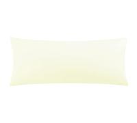 sourcing map Funda de almohada corporal de microfibra cepillada suave con cierre de cremallera, fundas de almohada largas para almohada corporal, crema de 20 x 60 pulgadas (5 pies)