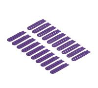 sourcing map Funda de correa a presión, hebilla de repuesto ajustable de plástico para reparación de gorras, Morado Oscuro, 80x20mm
