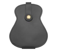 sourcing map Funda de piel sintética sintética para púas de guitarra eléctrica acústica, Black, 138mm x 108mm x 10mm, moderno