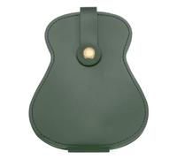 sourcing map Funda de piel sintética sintética para púas de guitarra eléctrica acústica, Green, 138mm x 108mm x 10mm, moderno