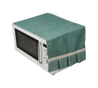 sourcing map Funda de tela para microondas con bolsillos laterales de almacenamiento de 14 x 39 pulgadas, cubierta impermeable a prueba de polvo para microondas, protector de polvo para horno/lavadora