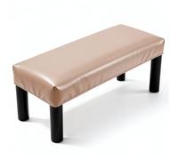 sourcing map Funda impermeable para banco de comedor, funda protectora rectangular de piel sintética elástica de 27.6 a 31.5 pulgadas para bancos de piano, cocina, sillas de comedor, color caqui