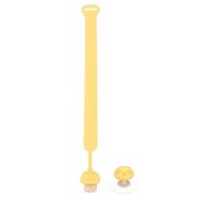 sourcing map Funda para asiento de inodoro, mango elevador, suministros de inodoro para el hogar, oficina, hotel, color amarillo