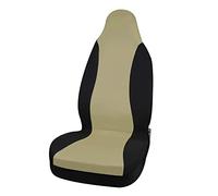 sourcing map Funda Para Asiento Delantero De Coche Transpirable 1Pc Tela | Poliéster Con Espuma De 3 Mm Y Malla, Estilo Clásico 3D, Protege Contra Desgaste, Adaptable A Asientos Con Reposacabezas