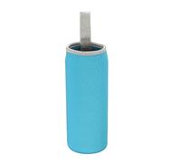 sourcing map Funda para Botella de Agua 500ml, Portador de Neopreno, Funda Protectora Antideslizante Aislada para Botellas de Vidrio con Correa para Bebida Fría o Caliente, 2uds Azul