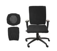 sourcing map Funda para silla de oficina, funda elástica para sillas de escritorio de oficina en casa, color negro