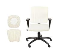 sourcing map Funda para silla de oficina, funda elástica para sillas de escritorio de oficina en casa, color beige