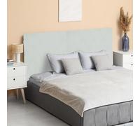 sourcing map Funda protectora elástica para cabecero de cama, tela jacquard de 71 pulgadas, a prueba de polvo, para cabecera de 1,8 m, decoración de dormitorio, color beige