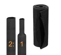 sourcing map Funda trenzada termorretráctil de 3-9/16 pulgadas de diámetro interior de 3 pies de diámetro interior de 3 pies para telar de alambre trenzado, mangas de cable trenzado, protección de