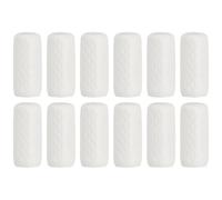 sourcing map Fundas de silicona para botellas de viaje, a prueba de fugas, fundas elásticas reutilizables para la mayoría de tamaños de botellas de artículos de tocador, White, Fundas para botellas