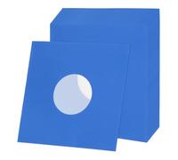 sourcing map Fundas interiores de papel para discos de vinilo de 10 x 10 pulgadas, 20 fundas de papel kraft antiestático de 110 g/m², agujero central con forro de poliéster para fundas de protección