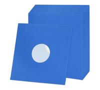 sourcing map Fundas interiores de papel para discos de vinilo de 12 x 12 pulgadas, 20 fundas de papel kraft antiestático de 110 g/m², agujero central con forro de poliéster para fundas de protección