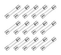sourcing map Fusible de vidrio de retardo de tiempo de 1 A, 250 V, 6 x 30 mm, certificado UL, fusible de soplado lento para electrodomésticos (paquete de 15)