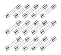 sourcing map Fusible de vidrio de retardo de tiempo de 15 A, 250 V, 6 x 30 mm, certificado UL, fusible de soplado lento para electrodomésticos (paquete de 15)