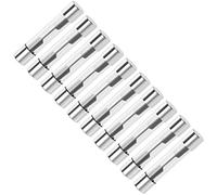 sourcing map Fusibles 20A DC 32V 6x32mm Audio Estéreo Alarma Amplificador Vidrio 10pcs