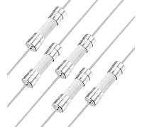 sourcing map Fusibles de Cerámica de Acción Lenta de Conductor Retardo de Tiempo 5mm x 20mm 250V T2A 5uds