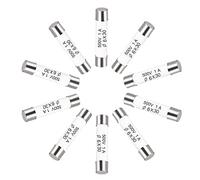 sourcing map Fusibles de Cerámico Cartucho 1A 500V 6x30mm Fusibles Cerámicos de Acción Rápida Reemplazo para Amplificador Energía Ahorro Lámpara Balastro 10uds
