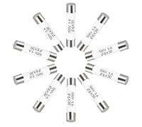 sourcing map Fusibles de Cerámico Cartucho 5A 500V 6x30mm Fusibles Cerámicos de Acción Rápida Reemplazo para Amplificador Energía Ahorro Lámpara Balastro 10uds
