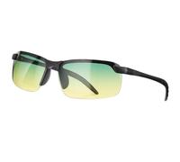 sourcing map Gafas de sol deportivas polarizadas para hombre, para ciclismo, conducción, pesca, correr, color negro/amarillo y verde
