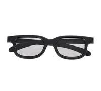 sourcing map Gafas de visualización 3D polarizadas, gafas circulares pasivas 3D para proyectores de fotos y películas de anaglifo, Black, 42-158