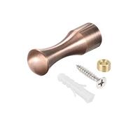 sourcing map Gancho de pared para bata, toallero, gancho para colgar en la pared, 14 x 45 mm (DXL), tono cobre cepillado