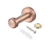 sourcing map Gancho de pared para toalla con gancho para colgar en la pared, color cobre cepillado