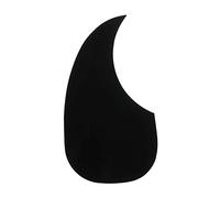 sourcing map Golpeador para Guitarra Acústica Autoadhesivo, Piezas para Guitarra Acústica-Eléctrica para Zurdos de 41 Pulgadas, Forma de Gota de Agua, Negro