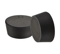 sourcing map Goma Cónico Tapón 48mm a 56mm Sólido Negro para Enchufes, Corcho, Tapón de alcantarillado, Tapón de tubería de agua, Tapones para instrumentos experimentales etc. 3 Piezas
