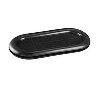 sourcing map Goma Ojal para Cable Protección Ovalada Cara Doble Montaje Tamaño 120 x 50mm 4uds