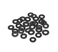 sourcing map Goma Plana Arandelas 11mm OD 5mm ID 1,2mm Grosor para Grifo Tubería Agua Manguera, Paquete de 30