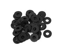 sourcing map Goma Plana Arandelas 12mm OD 5mm ID 1mm Grosor para Grifo Tubería Agua Manguera, Paquete de 40