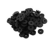 sourcing map Goma Plana Arandelas 13,8mm OD 4mm ID 3mm Grosor para Grifo Tubería Agua Manguera, Paquete de 100