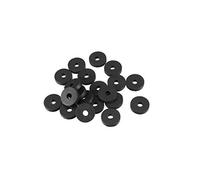 sourcing map Goma Plana Arandelas 13mm OD 4mm ID 3mm Grosor para Grifo Tubería Agua Manguera, Paquete de 20