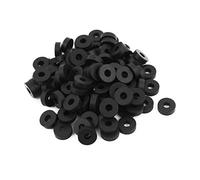 sourcing map Goma Plana Arandelas 13mm OD 5mm ID 4mm Grosor para Grifo Tubería Agua Manguera, Paquete de 100