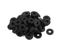 sourcing map Goma Plana Arandelas 16mm OD 6mm ID 1,5mm Grosor para Grifo Tubería Agua Manguera, Paquete de 100