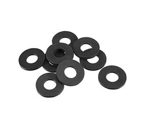 sourcing map Goma Plana Arandelas 18mm OD 8mm ID 1,5mm Grosor para Grifo Tubería Agua Manguera, Paquete de 10