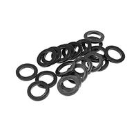 sourcing map Goma Plana Arandelas 23mm OD 15mm ID 2,5mm Grosor para Grifo Tubería Agua Manguera, Paquete de 20