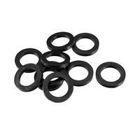 sourcing map Goma Plana Arandelas 24mm OD 16mm ID 3mm Grosor para Grifo Tubería Agua Manguera, Paquete de 10