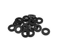 sourcing map Goma Plana Arandelas 25mm OD 12mm ID 3mm Grosor para Grifo Tubería Agua Manguera, Paquete de 20