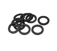 sourcing map Goma Plana Arandelas 35mm OD 24mm ID 3mm Grosor para Grifo Tubería Agua Manguera, Paquete de 10