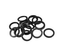 sourcing map Goma Plana Arandelas 40mm OD 30mm ID 3mm Grosor para Grifo Tubería Agua Manguera, Paquete de 20