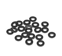 sourcing map Goma Plana Arandelas 9mm OD 4mm ID 1,2mm Grosor para Grifo Tubería Agua Manguera, Paquete de 20