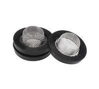 sourcing map Goma Planas Arandelas 19mm OD 13mm ID 3mm Grosor con Inoxidable Acero Filtro de entrada, para Grifo Tubería Agua Manguera, Paquete de 3