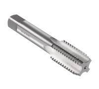 sourcing map Grifo inferior de mano 1-3/20.3 cm-6 UNC 2B rosca izquierda estilo rosca alta velocidad acero hs6542 flautas rectas tornillo herramienta