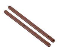 sourcing map Guías para Cajones, 2 Unidades de 300 mm - Raíles de Plástico para Cajones, Montaje Lateral Con Guías Acanaladas para Armarios, Mesitas de Noche, Cómodas (Marrón)