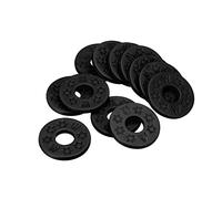 sourcing map Guitarra Correa Bloqueo Correa Bloque Guitarra Negro Arandela Protector, para Guitarra Correa Botón, Paquete de 12