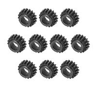 sourcing map Guitarra Cuerda Afinación Clavija Engranaje Sintonización Engranaje 12uds 4mm Interno Hexagonal Agujero Negro para Guitarra Afinador Máquina Cabeza