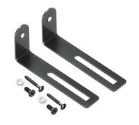 sourcing map Guitarra Golpeador Montaje Soporte Protección Placa Soporte Metal Negro para Eléctrica Guitarra con Tornillos 2uds