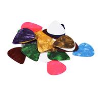 sourcing map Guitarra Púas Guitarra Accesorios 0,46mm Grosor Multicolor para Acústica Guitarra, Eléctrica Guitarra, Bajo Guitarra Paquete de 24